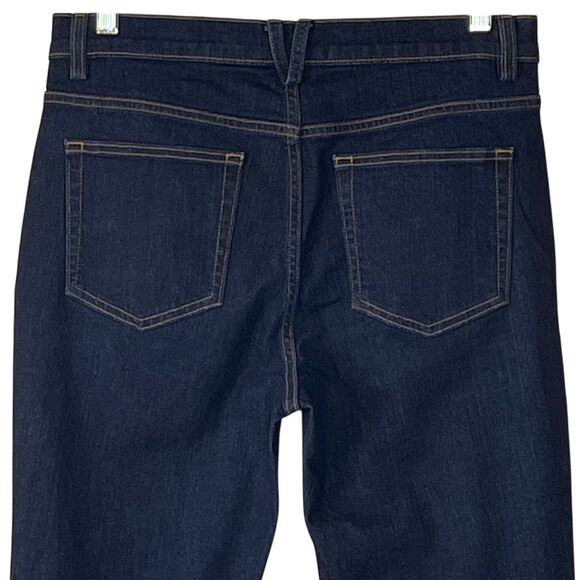 Duluth Trading Co Flex Jeans Daily Denim Dark Indigo Wash Sz 8x29 Slim Straight - Picture 5 of 9